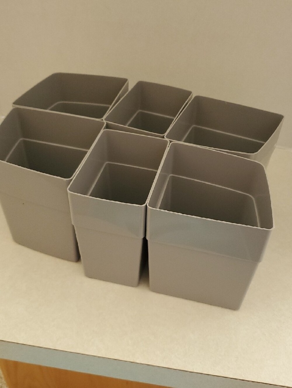 Art Organizer Caddy in Teal and Gray - Portable Cosmetic Storage - Picture 6 of 6